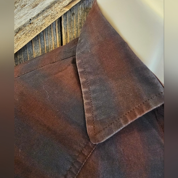 rafter c pro flex Pearl Snap Medium M Western Rodeo Long Sleeve Checkered - Picture 3 of 7